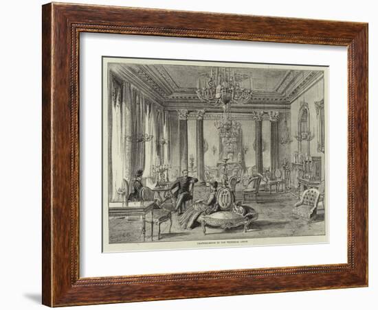 Drawing-Room in the Viceregal Lodge-null-Framed Giclee Print