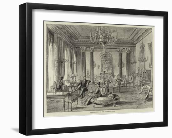 Drawing-Room in the Viceregal Lodge-null-Framed Giclee Print