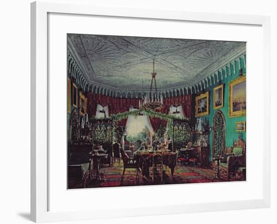 Drawing Room of Empress Alexandra Feodorovna-Eduard Hau-Framed Giclee Print