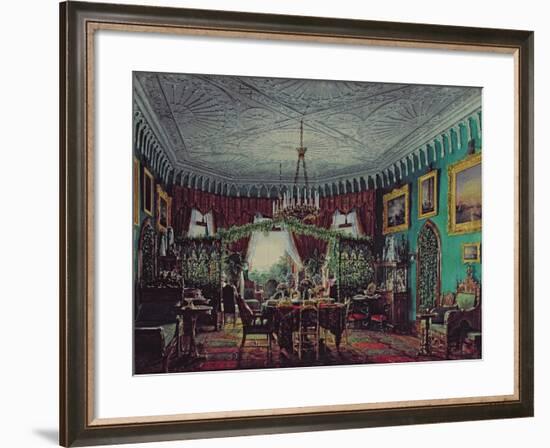 Drawing Room of Empress Alexandra Feodorovna-Eduard Hau-Framed Giclee Print