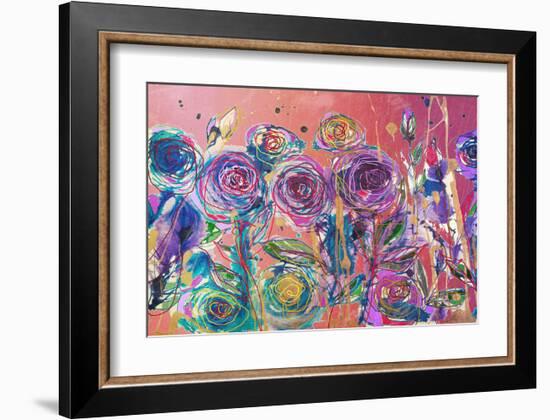 Drawing Roses-Claire Westwood-Framed Art Print