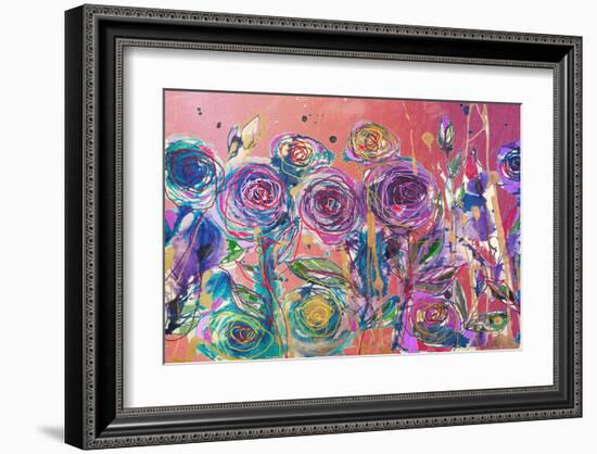 Drawing Roses-Claire Westwood-Framed Art Print