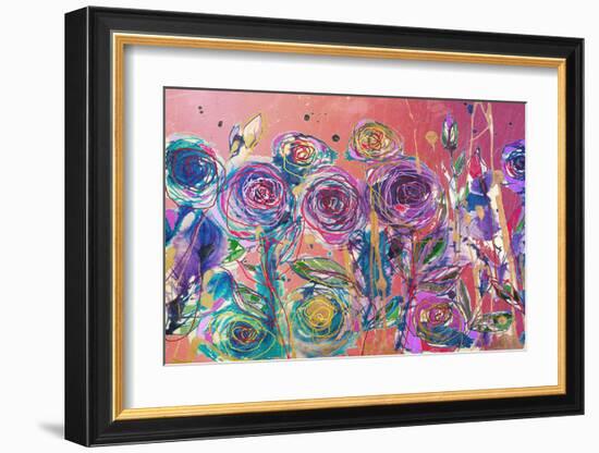 Drawing Roses-Claire Westwood-Framed Art Print