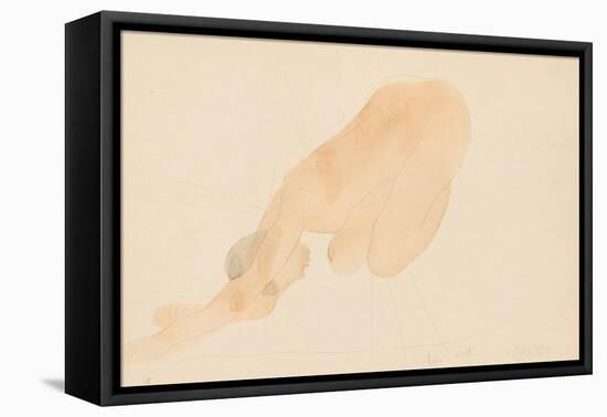 Drawing, Sun Series, 1911 (Coloured Collotype)-Auguste Rodin-Framed Premier Image Canvas