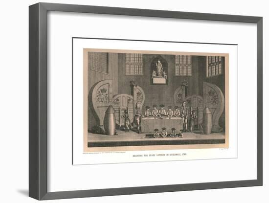 Drawing the State Lottery, 1763, (1886)-Unknown-Framed Giclee Print