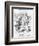 Drawing the Stumps, 1862-John Tenniel-Framed Giclee Print