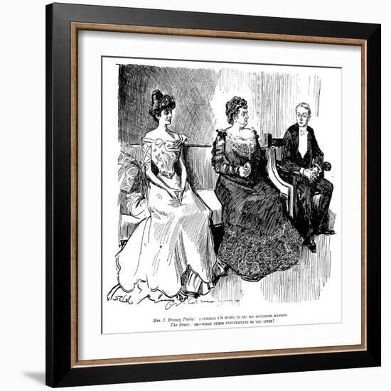 Drawings, 1900-Charles Dana Gibson-Framed Giclee Print