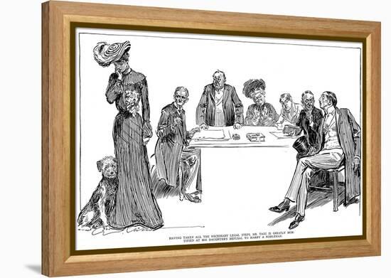 Drawings, 1904-Charles Dana Gibson-Framed Premier Image Canvas