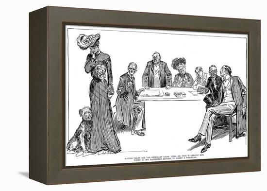 Drawings, 1904-Charles Dana Gibson-Framed Premier Image Canvas