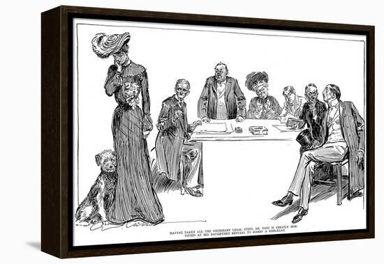 Drawings, 1904-Charles Dana Gibson-Framed Premier Image Canvas