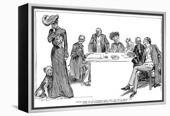 Drawings, 1904-Charles Dana Gibson-Framed Premier Image Canvas