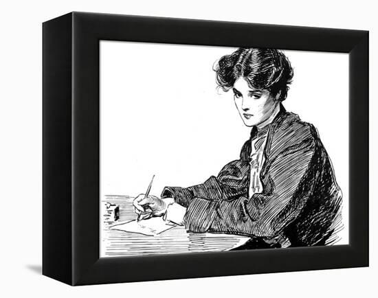 Drawings, C1900-Charles Dana Gibson-Framed Premier Image Canvas