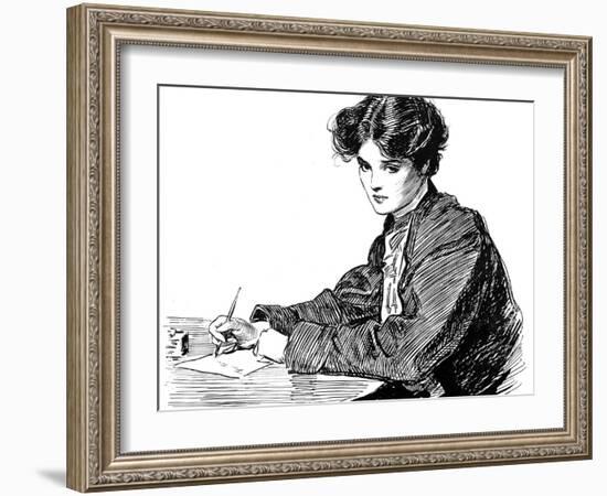 Drawings, C1900-Charles Dana Gibson-Framed Giclee Print