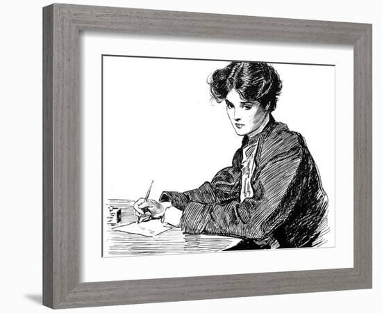 Drawings, C1900-Charles Dana Gibson-Framed Giclee Print