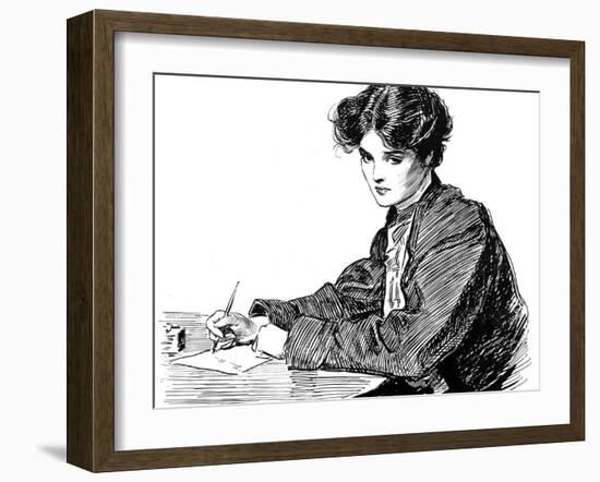Drawings, C1900-Charles Dana Gibson-Framed Giclee Print