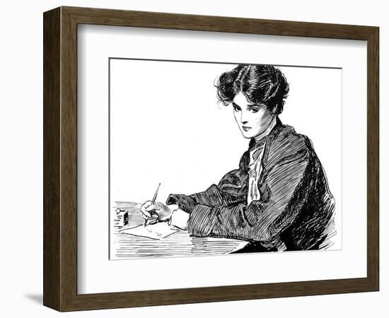 Drawings, C1900-Charles Dana Gibson-Framed Giclee Print