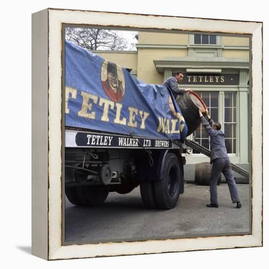 Draymen from Tetley and Walker, Leeds, West Yorkshire, 1969-Michael Walters-Framed Stretched Canvas