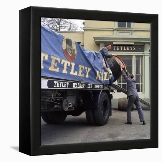 Draymen from Tetley and Walker, Leeds, West Yorkshire, 1969-Michael Walters-Framed Stretched Canvas