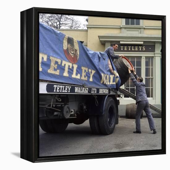 Draymen from Tetley and Walker, Leeds, West Yorkshire, 1969-Michael Walters-Framed Stretched Canvas