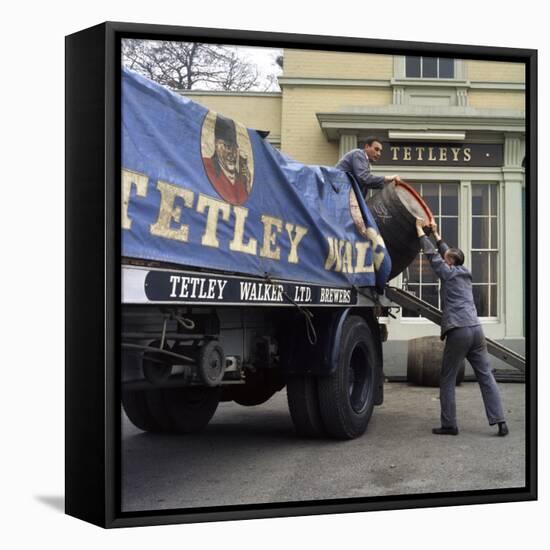 Draymen from Tetley and Walker, Leeds, West Yorkshire, 1969-Michael Walters-Framed Stretched Canvas