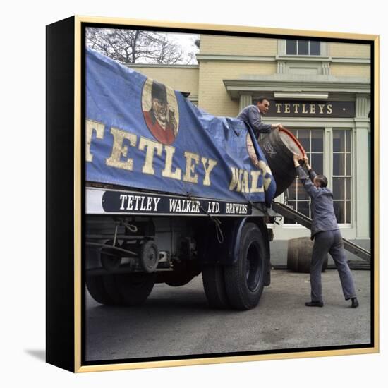 Draymen from Tetley and Walker, Leeds, West Yorkshire, 1969-Michael Walters-Framed Stretched Canvas