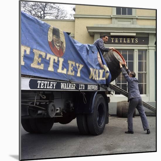 Draymen from Tetley and Walker, Leeds, West Yorkshire, 1969-Michael Walters-Mounted Photographic Print