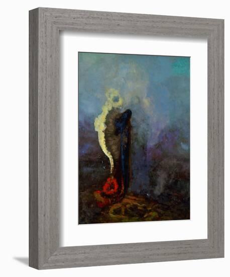 Dream, 1904-Odilon Redon-Framed Giclee Print