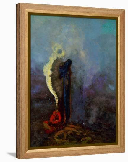 Dream, 1904.-Odilon Redon-Framed Premier Image Canvas