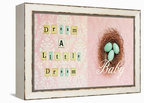 Dream a Little Dream Baby-Vicki Dvorak-Framed Stretched Canvas