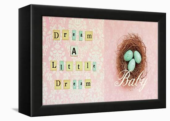 Dream a Little Dream Baby-Vicki Dvorak-Framed Stretched Canvas