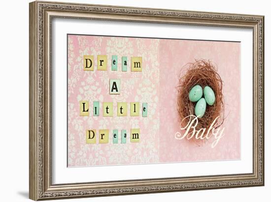 Dream a Little Dream Baby-Vicki Dvorak-Framed Art Print