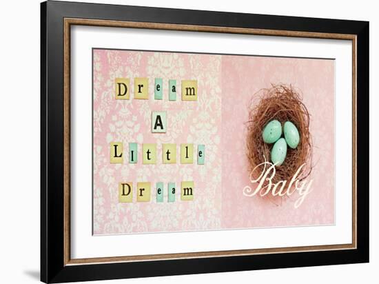 Dream a Little Dream Baby-Vicki Dvorak-Framed Art Print