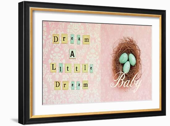 Dream a Little Dream Baby-Vicki Dvorak-Framed Art Print