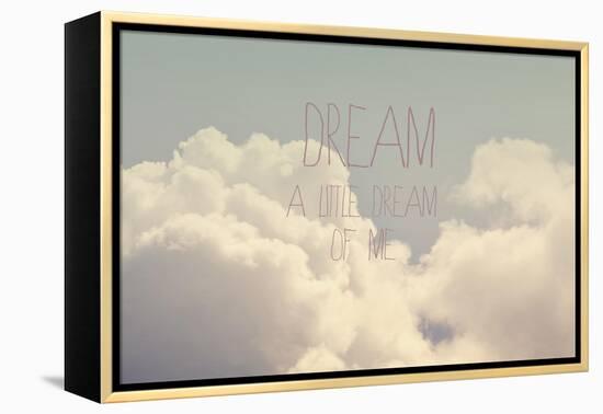 Dream a Little Dream-Vintage Skies-Framed Premier Image Canvas