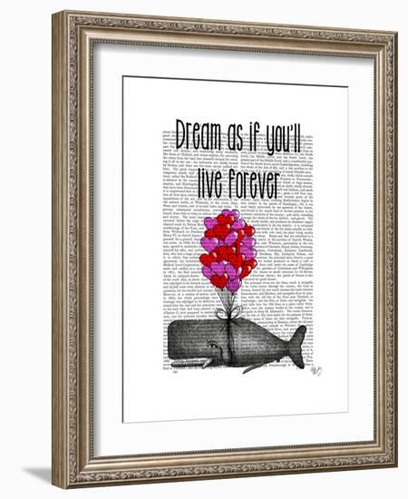 Dream as If You'll Live Forever-Fab Funky-Framed Premium Giclee Print