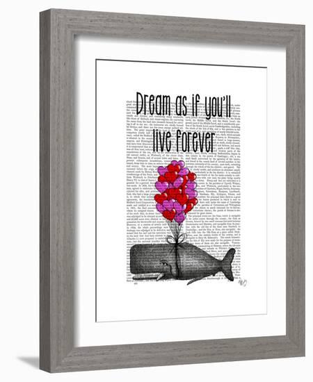 Dream as If You'll Live Forever-Fab Funky-Framed Premium Giclee Print