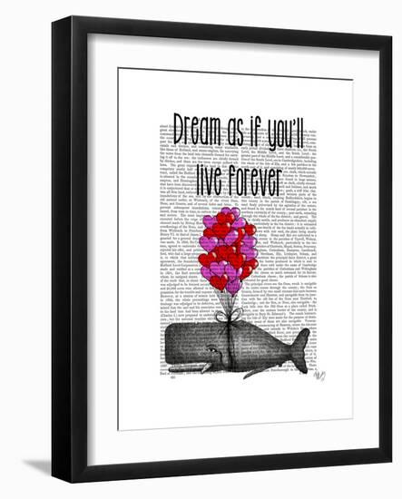 Dream as If You'll Live Forever-Fab Funky-Framed Premium Giclee Print