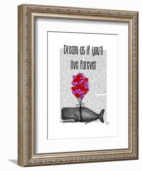 Dream as If You'll Live Forever-Fab Funky-Framed Art Print