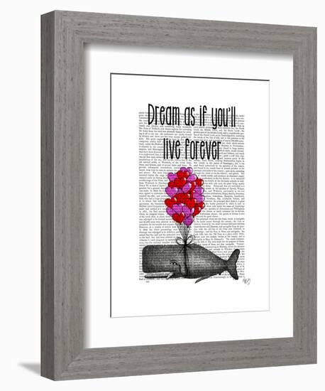 Dream as If You'll Live Forever-Fab Funky-Framed Art Print