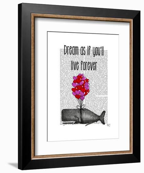 Dream as If You'll Live Forever-Fab Funky-Framed Art Print