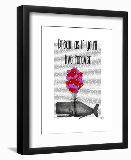 Dream as If You'll Live Forever-Fab Funky-Framed Art Print