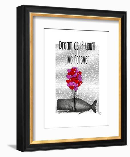 Dream as If You'll Live Forever-Fab Funky-Framed Art Print