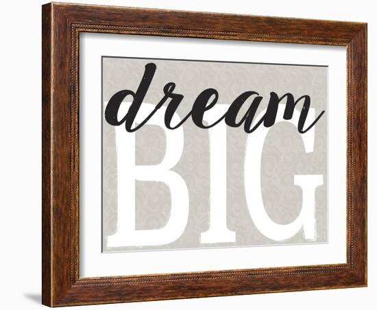 Dream Big Distressed Treatment-Leslie Wing-Framed Giclee Print