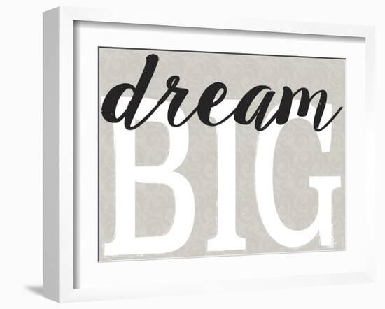 Dream Big Distressed Treatment-Leslie Wing-Framed Giclee Print