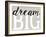 Dream Big Distressed Treatment-Leslie Wing-Framed Giclee Print