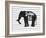 Dream Big Elephant-Amy Brinkman-Framed Art Print