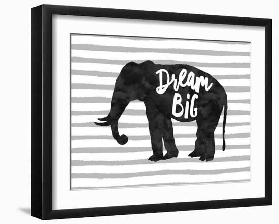 Dream Big Elephant-Amy Brinkman-Framed Art Print