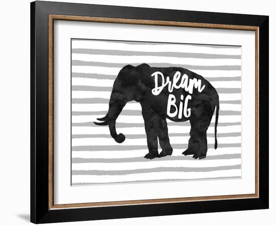 Dream Big Elephant-Amy Brinkman-Framed Art Print