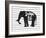 Dream Big Elephant-Amy Brinkman-Framed Art Print