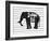 Dream Big Elephant-Amy Brinkman-Framed Art Print